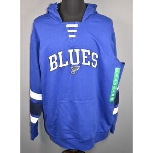 Mens NHL St. Louis Blues Hockey Hoodie Sweatshirt Brand New with Tags Size XL